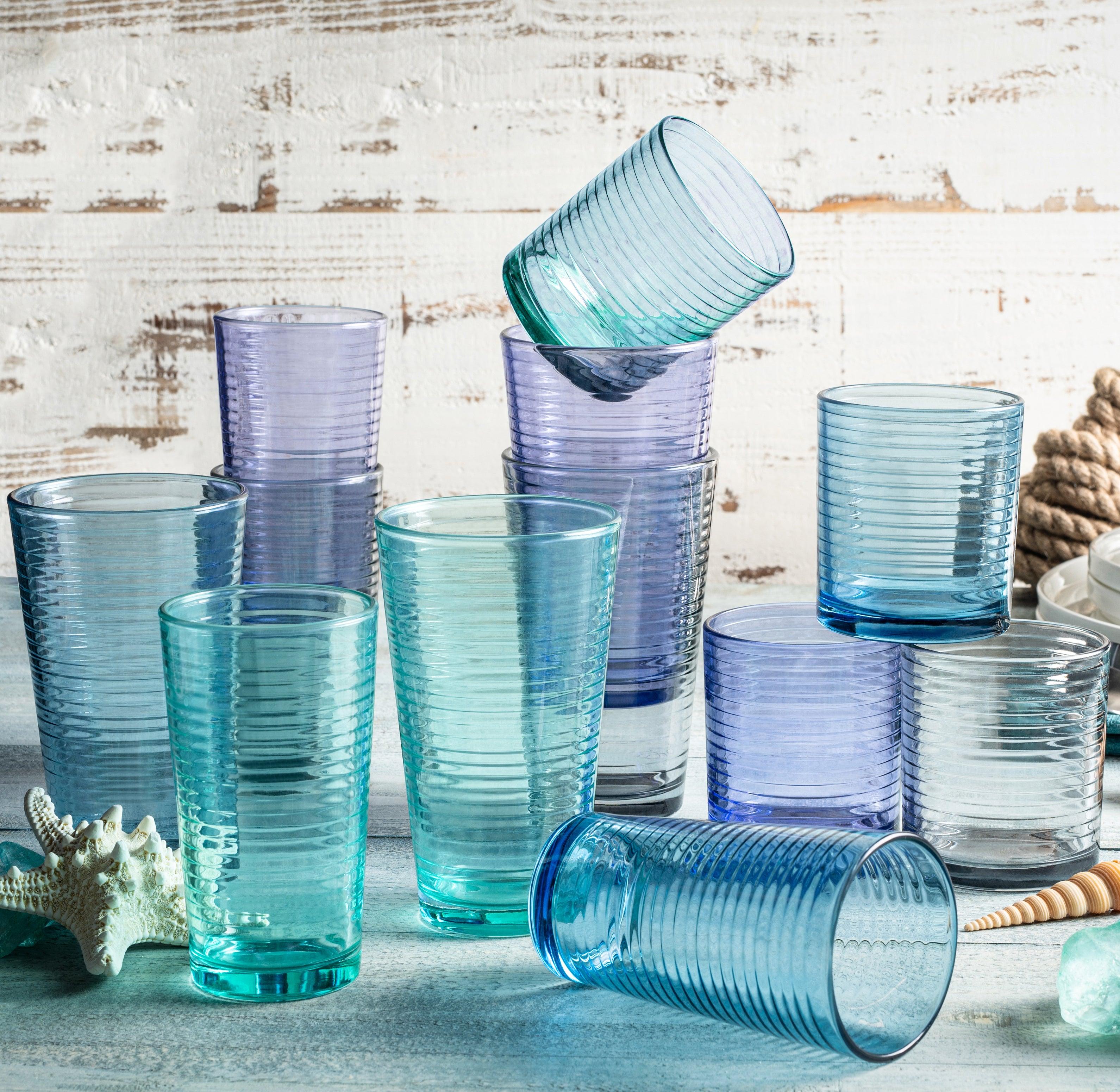 Elegant Drinking Glasses Kitchen Drinkware BPA free Dishwasher