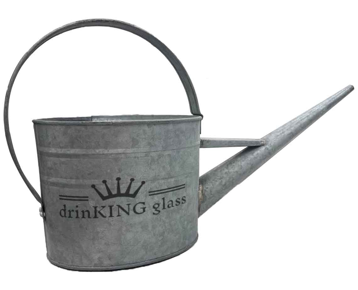 DrinKING Glass Water Can