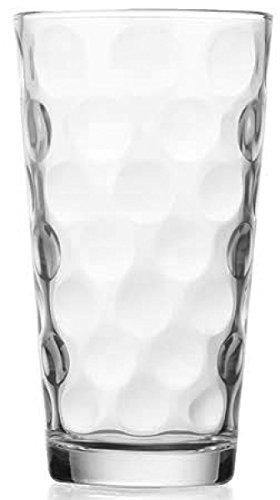 Acrylic Highball Glasses [Set of 10] Clear Tall Bar Glass - Drinking G - Le' raze by G&L Decor Inc