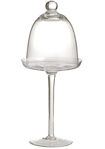 Cupcake Stand/Candy Dishes/Cookie Holders/Apothecary Jars/Cake Plate on glass foot with Lid Home Decor candy dish Set - Le'raze by G&L Decor Inc