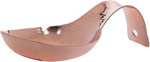 Spoon Rest for Stove Top, Hammered Kitchen Spoon Rest for Stove Top, Copper Utensil Rest - Le'raze by G&L Decor Inc