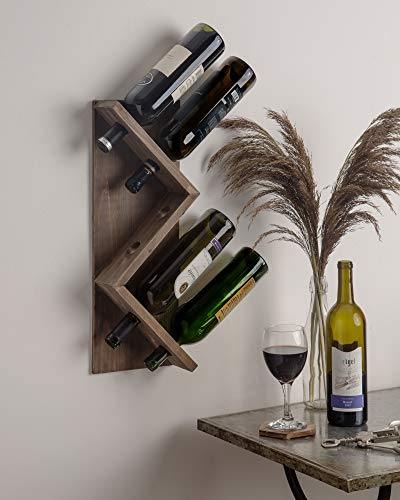 Le'raze Wall Mounted Wood Wine Rack - Le'raze by G&L Decor Inc