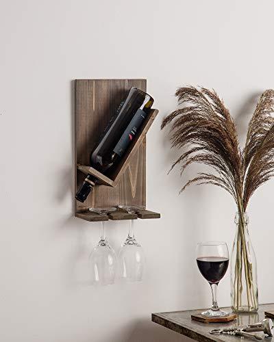 Le'raze Wall Mounted Wood Wine Rack - Le'raze by G&L Decor Inc