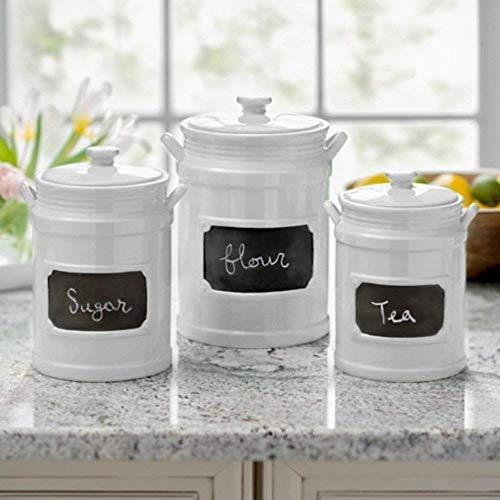 Kitchen Canister Set Piece Airtight Canisters Ceramic Food