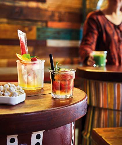 Set of 16 Durable Drinking Glasses | Glassware Set Includes 8-21 oz Highball Glasses 8-14 oz Tumbler Glasses | Elegant Heavy Base Working Glasses Ideal for Water, Juice, Beer, Wine, and Cocktails - Le'raze by G&L Decor Inc