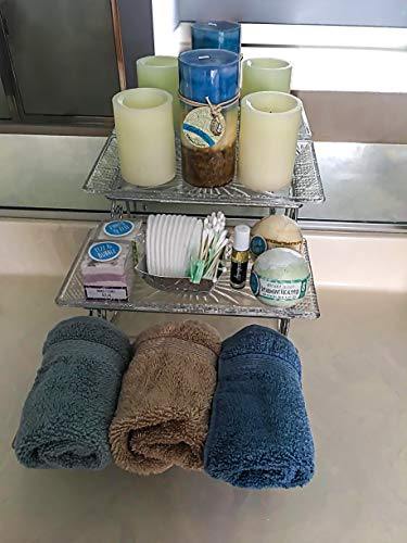 3 Tier Serving Stand, Durable Crystal Food Display Stand – Chip and Dip, Appetizer Platter - Great for Chips, Dips, Salad and Other Snack Foods - Le'raze by G&L Decor Inc