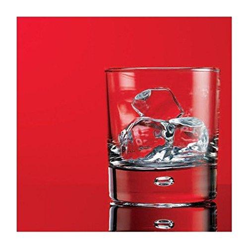 Old Fashioned Le`raze Bubble Glassware Set (Set of 4-10 Oz DOF Glasses) - Le'raze by G&L Decor Inc