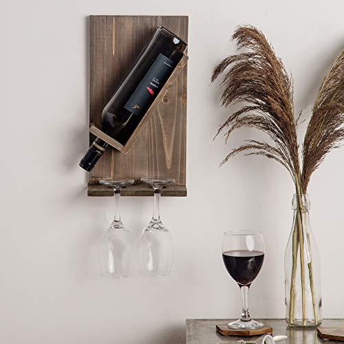 Le'raze Wall Mounted Wood Wine Rack - Le'raze by G&L Decor Inc