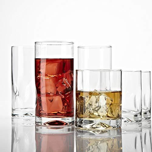 Pinched Drinking Glasses - Le'raze by G&L Decor Inc