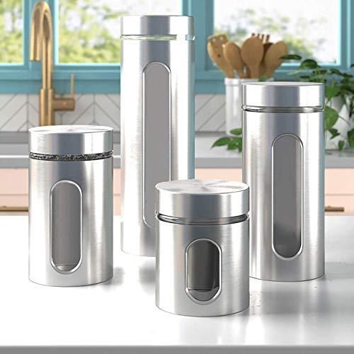 Le'raze Set Of 4 Airtight Food Storage Container For Kitchen
