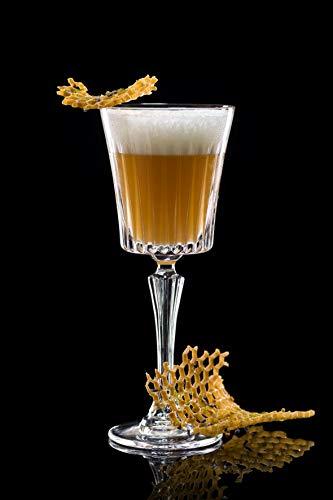 Le'raze Italian Red Wine Glasses, Wine Glass Set of 6, Classic Durable Wine Cups Ideal for All Occasions - Le'raze by G&L Decor Inc