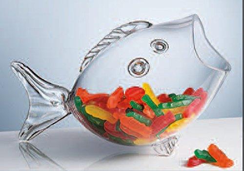 Le'raze Deluxe Glass Fish Bowl Ideal Gift for Weddings, Spa