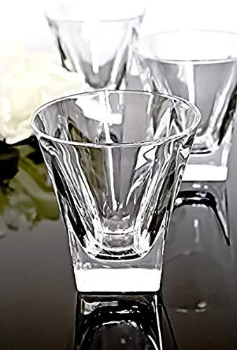 Heavy Base Shot Glass Set, 2-Ounce Shot Glasses for Scotch, Whiskey, Tequila, or Vodka, 6-Pack - Le'raze by G&L Decor Inc