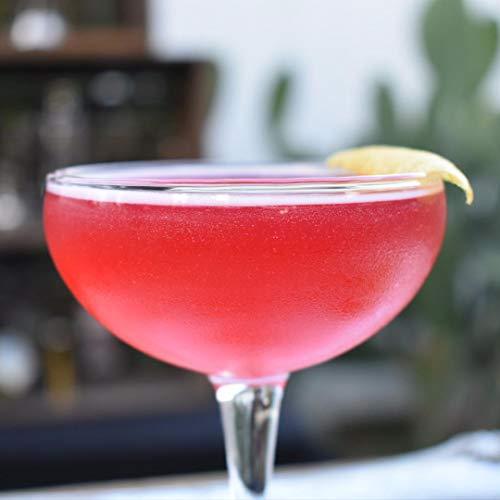 Modern Coupe Cocktail Glasses [Set of 4, 5.5oz] Fancy Martini Glass Set, Crystal Glassware Sets for Drinking Champagne, Margarita, Cocktails, Stemmed Drinkware, Classy Collection for Part or Wedding - Le'raze by G&L Decor Inc