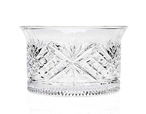 Crystal Wine Bottle Coaster for Table, Elegant Champagne Glass Bottle Holder, Protects Furniture from Spills, Scratches, Water Rings & Damage - Le'raze by G&L Decor Inc