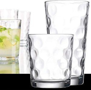 Attractive Set of 10 Drinking Glasses, Clear Heavy Base Tall Bar Beer  Glasses, Bubble Design Glass C…See more Attractive Set of 10 Drinking  Glasses