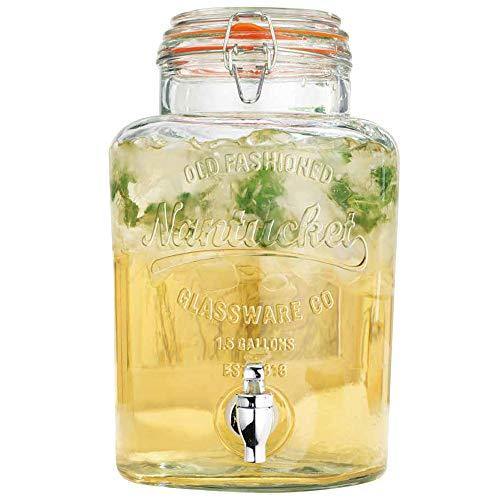 Iced Beverage Dispenser - Del Sol Bail And Trigger Nantucket Dispenser - Le'raze by G&L Decor Inc