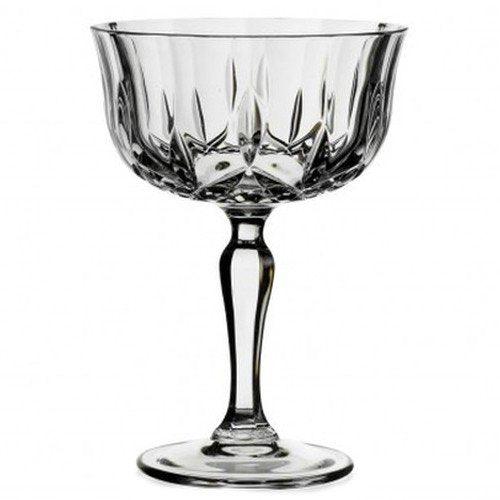 Set Of 6 Crystal Clear Glass Dessert Compote Ice Cream/Fruit Bowls, 6 Piece Tasters Trifle Honey Tinis Dessert Bowl Set - Le'raze by G&L Decor Inc