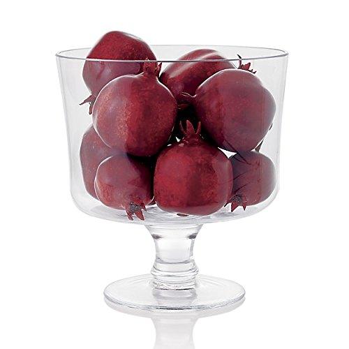 Le'raze Elegant Large Glass Trifle Bowl, Footed Tiramisu Bowl for Serving Desert,Cake and Fruits, 9 Inch Trifle Dish - Le'raze by G&L Decor Inc