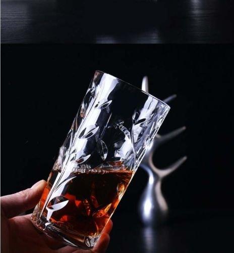 Attractive Highball Glasses Clear Heavy Base Tall Beer Glasses [Set Of - Le' raze by G&L Decor Inc