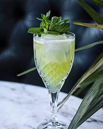 Italian Crystal Wine Glasses, Set of 4-9 Ounce Wine Goblets – Cordial Glasses Perfect for Any Occasion, Great Gift, Premium Quality Red Wine Glass Set - Le'raze by G&L Decor Inc