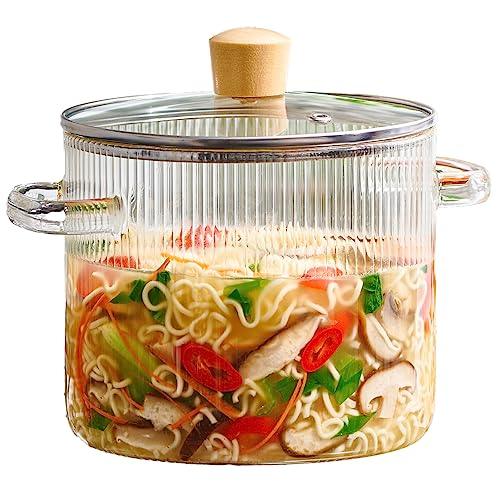 Transparent High Borosilicate Glass Cooking Pot with Lid Soup Pot Dinner  Set Dinnerware Sets Tableware Cutlery Set - China Glass Cooking Pot with  Stainless Steel Handle and Glass Saucepan Cooking Glass Pot
