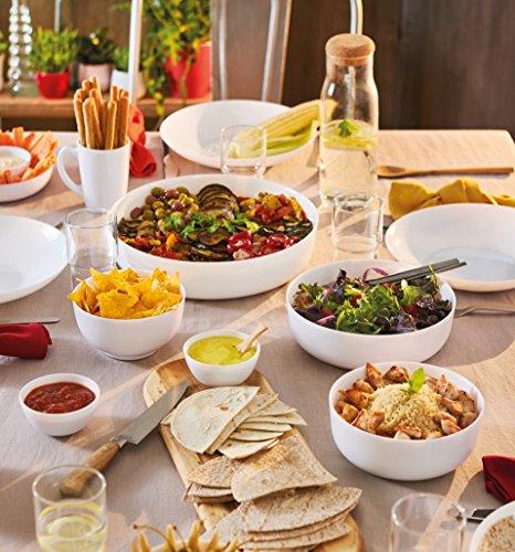 Luminarc N2946 Serving Dish 30 cm Diwali White - Le'raze by G&L Decor Inc