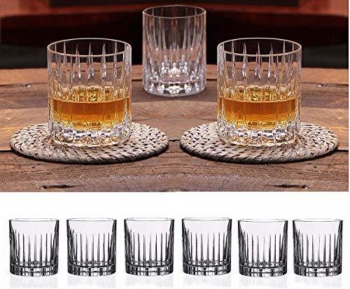 Double Old Fashioned Crystal Glasses (New York) pattern - Le'raze by G&L Decor Inc