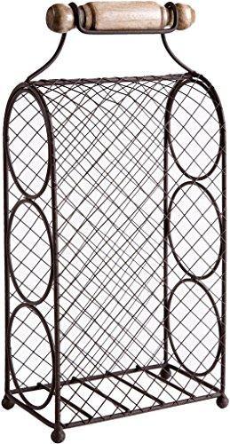 3-Tier 15"H Tabletop Wine Rack Wireed - Le'raze by G&L Decor Inc