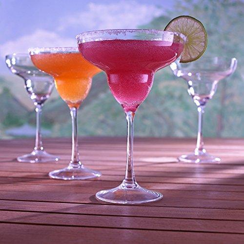 Set of 4 Margarita Glasses Elegant Party Margarita Stemware Glassware Set - Le'raze by G&L Decor Inc