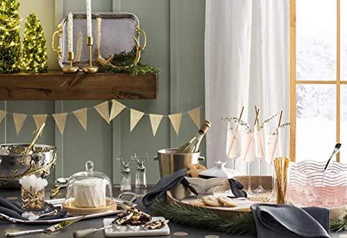 Gold-leaf Salad Servers, Salad Serving Set Includes 1 Salad Serving Spoon and 1 Salad Serving Fork, Leaf Design Salad Serving Utensils Ideal for Weddings, Parties, Elegant Events… - Le'raze by G&L Decor Inc