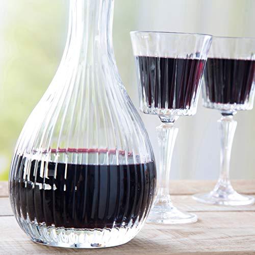 Crystal Wine Decanter with Stopper, Elegant Glass Decanter for liquor, Whiskey, Vodka - 30 Ounce Vintage Whiskey Decanter - Le'raze by G&L Decor Inc