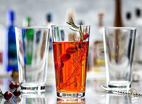 Set of 18 Sleek and Durable Drinking Glasses - Glassware Set