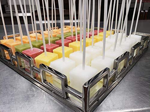 Le'raze Elegant Mirrored Vanity Tray, Decorative Tray with Square Loop Bars for Display, Perfume, Vanity, Dresser and Bathroom, 14 Inch Glass Tray - Le'raze by G&L Decor Inc