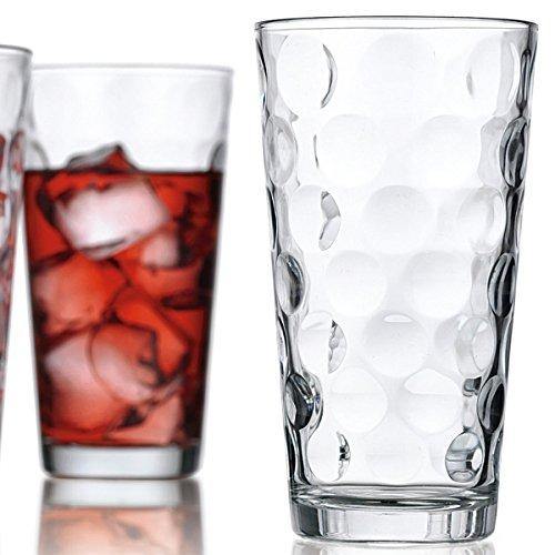 Drinking Glasses, Everyday Drinkware Kitchen Glasses for Cocktail, Ice -  Le'raze by G&L Decor Inc