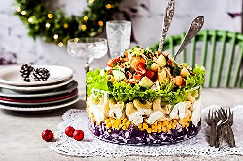 Glass Salad Bowl with Trivet – maeree
