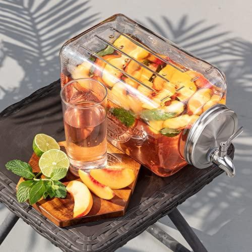 Beverage Dispenser For Fridge – Compact Drink Dispenser Ideal For Refrigerator Use