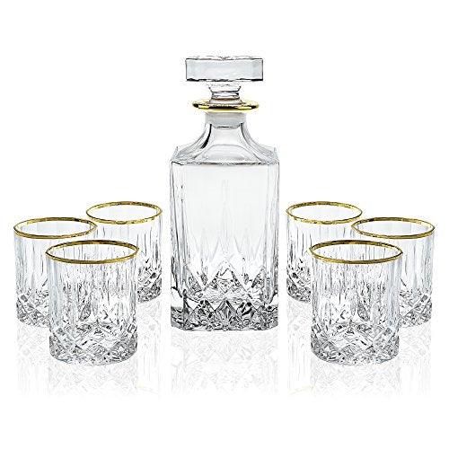 Old Fashioned Glasses, Perfect for serving scotch, whiskey or mixed dr - Le' raze by G&L Decor Inc