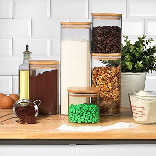 Snack Glass Canisters