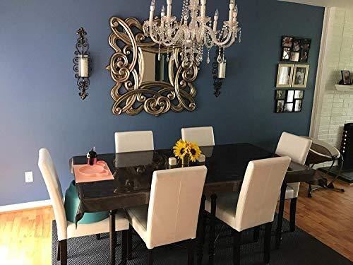 Set of Two Decorative Bronze Metal Wall Sconce and Crackle Finished Hurricane Candle Holders, Wall Lighting – Perfect for A Living Room – Dining Room Or Entry Way - Le'raze by G&L Decor Inc