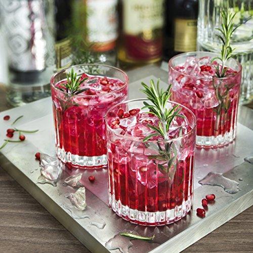 Double Old Fashioned Crystal Glasses (New York) pattern - Le'raze by G&L Decor Inc