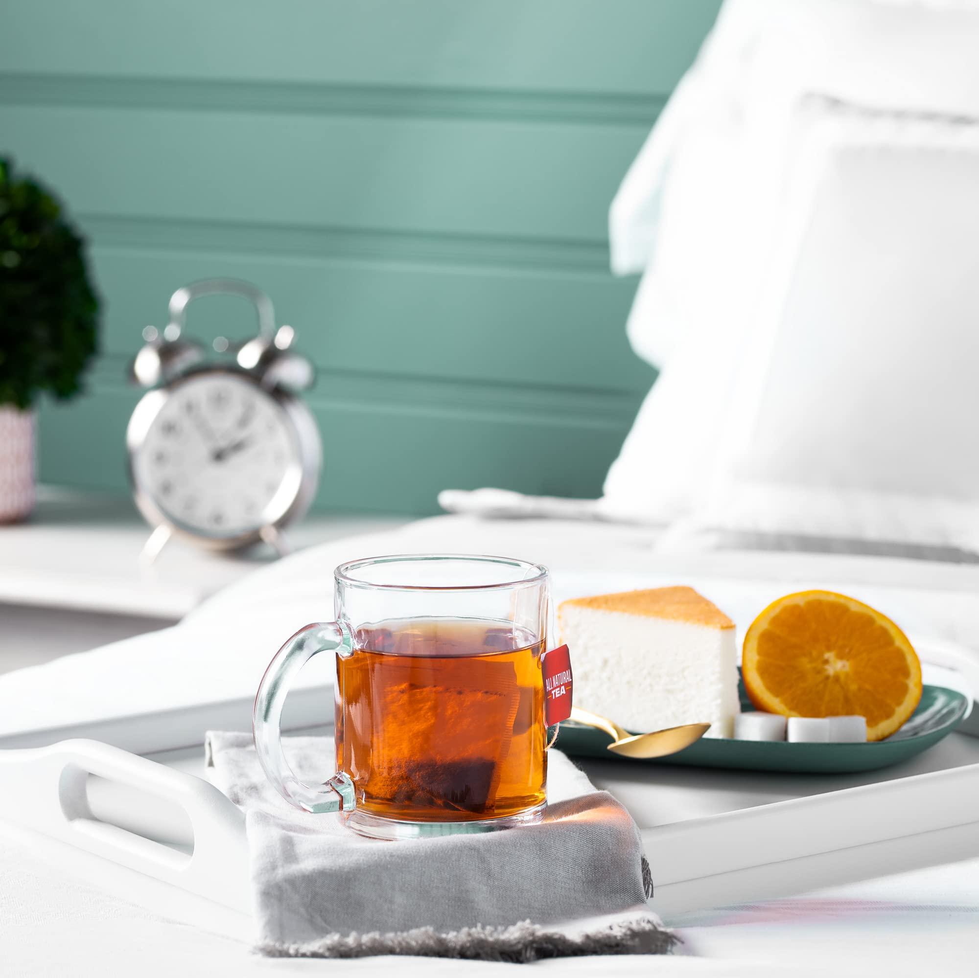 Ravenhead Set Of 2 Amalfi Lemon Coffee Glasses Thick Clear Glass Hot Drinks Tea Mugs Cups